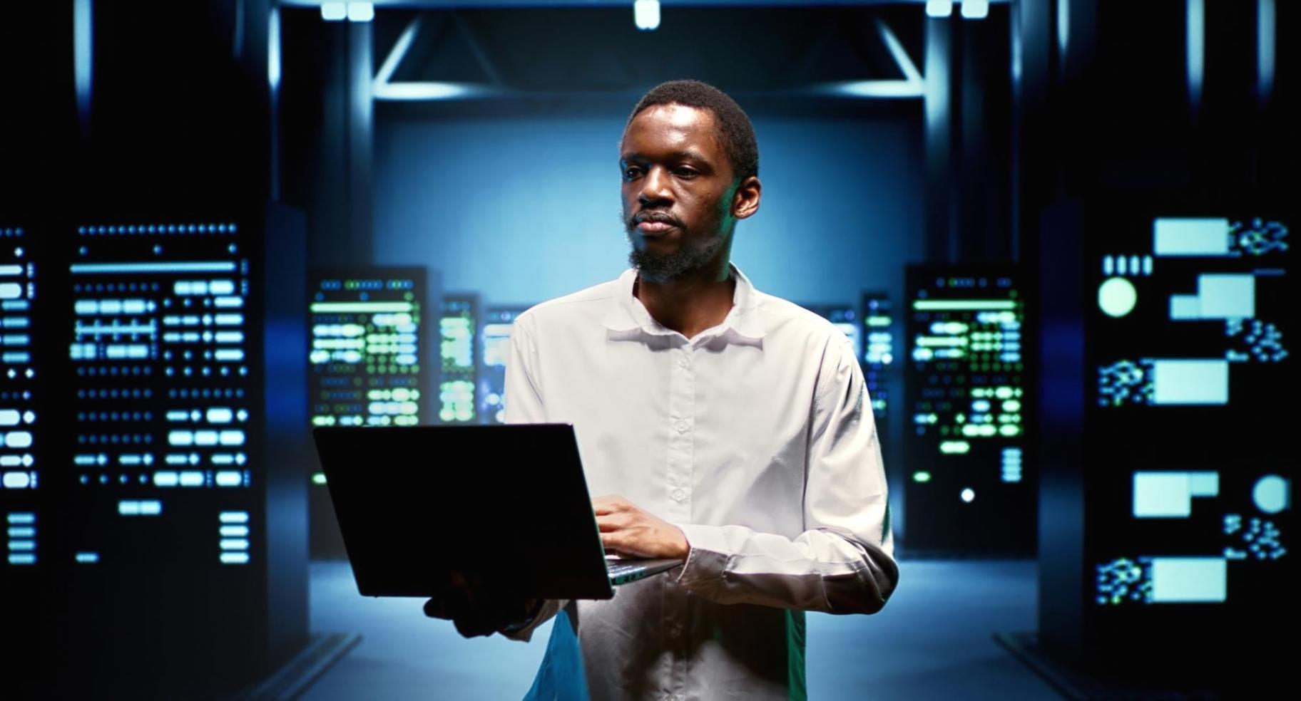 Mobile game development workspace with multiple devices showing framework testing